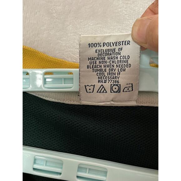 True Fan Sz XL Oakland Athletics A’s Jersey Shirt Green Yellow - Picture 9 of 9